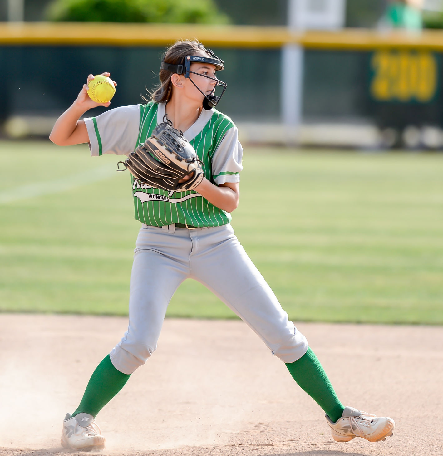 Friday night softball action